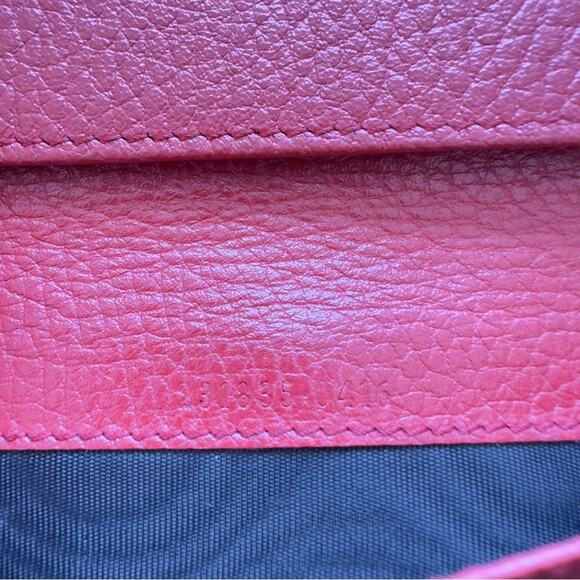 Gucci women leather red wallet Authentic!!! - Picture 11 of 12